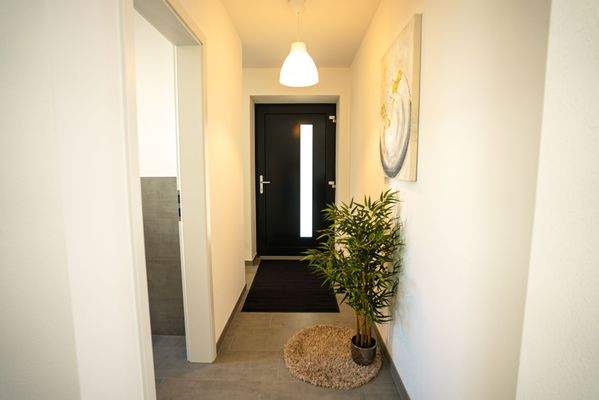 Musterhaus Eingangsbereich