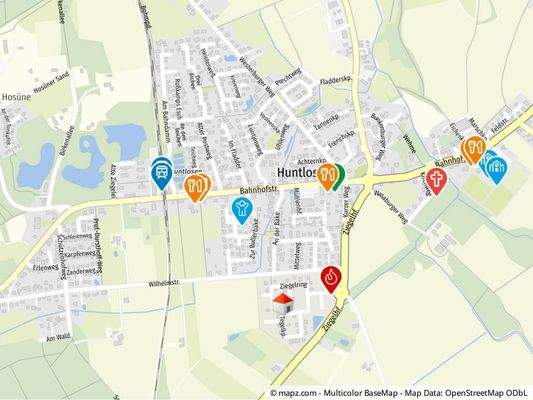 Geolyzer Kartenausschnitt