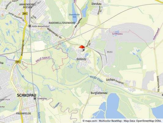 Geolyzer Kartenausschnitt