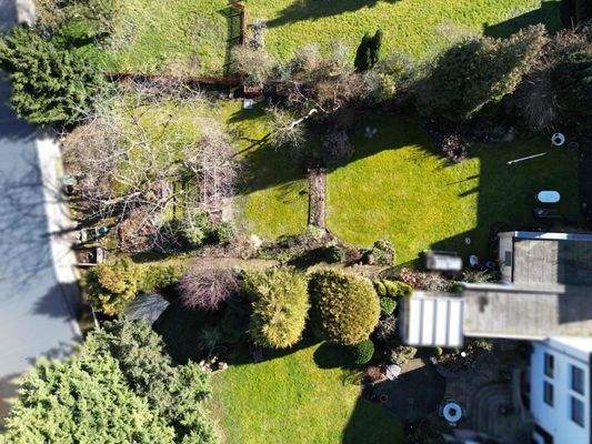 Garten Vogelperspektive