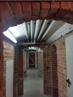 gedämmte Rohre im Keller