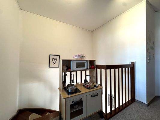 Flurbereich für Treppe in Spitzboden