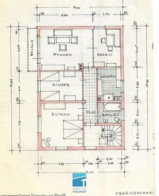 Grundriss Obergeschoß