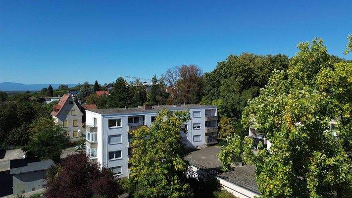 Die grosse Terrasse über der Tiefgarage ist Gemeinschaftseigentum