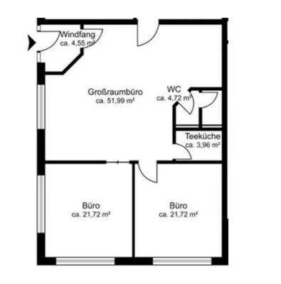 Grundriss Buero