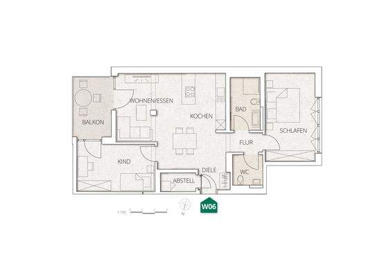 Grundriss Wohnung 06