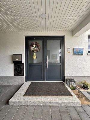 Überdachter Hauseingang