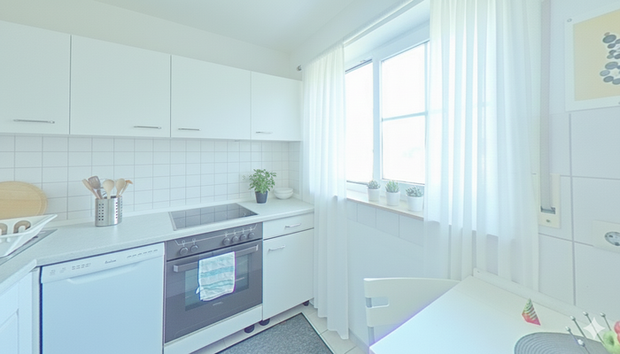 Küche virtuell verändert