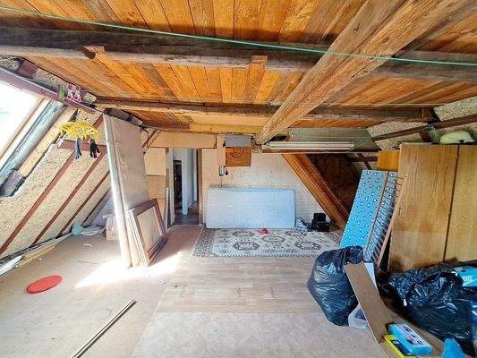 unausgebauter Teil Dachgeschoss