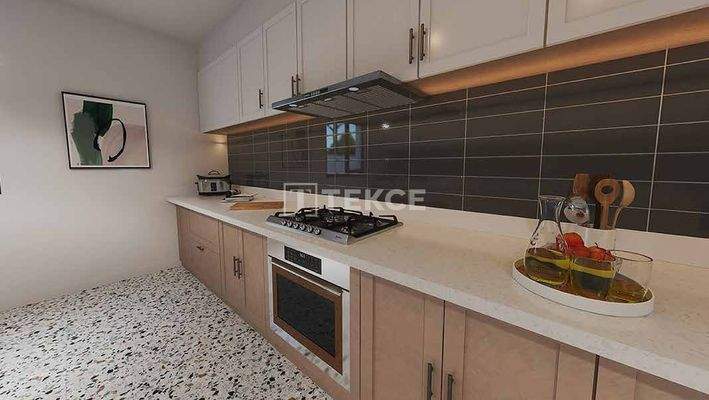 3-Storey Villas with Gardens in a Gated Complex in Başakşehir