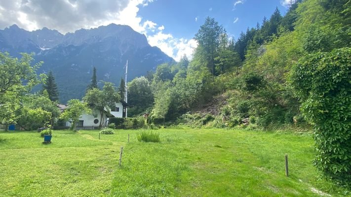 Blick auf das Karwendelgebirge