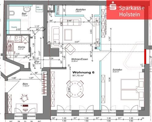 Grundriss WE 06