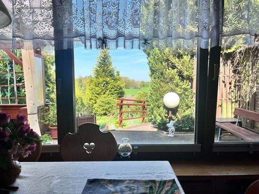 Aussicht aus dem Wohnzimmer