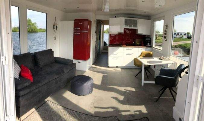 Küche und Wohnbereich