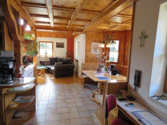 Blick in den Wohnbereich 