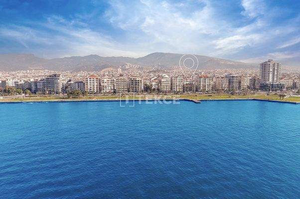 Spacious Beachfront Apartments with Sea View in Bostanlı İzmir