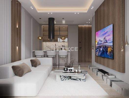 Sea View Apartments in a New Project in Mersin Ayaş