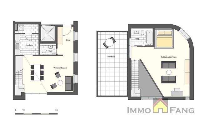 Grundriss 4. & 5. OG