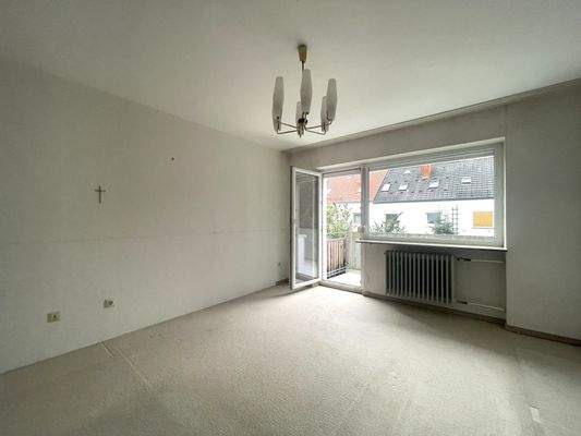 Schlafzimmer mit Balkon