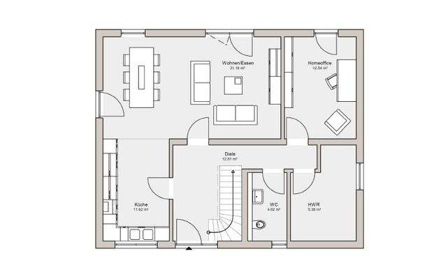 Grundriss Erdgeschoss