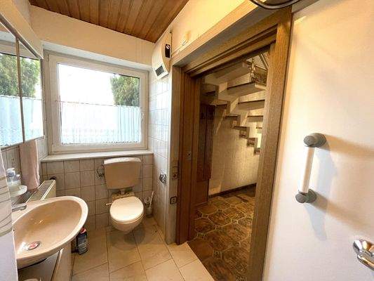 Duschbad im Erdgeschoss