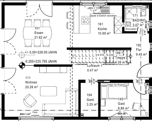 Grundriss Erdgeschoss