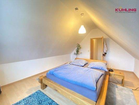 Schlafzimmer - Dachgiebel