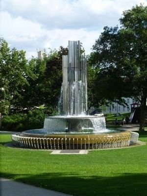 Brunnen am Theater der Stadt Schweinfurt