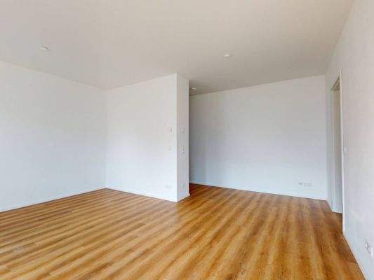 Ansicht IV: Wohn- und Schlafzimmer