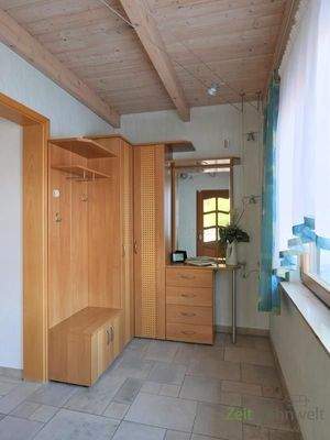 Garderobe am Hauseingang