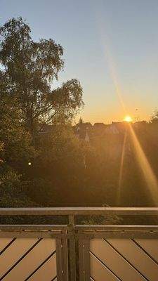 Abendsonne unterer Balkon