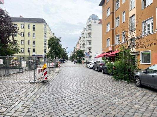 Blick Amsterdamer Straße