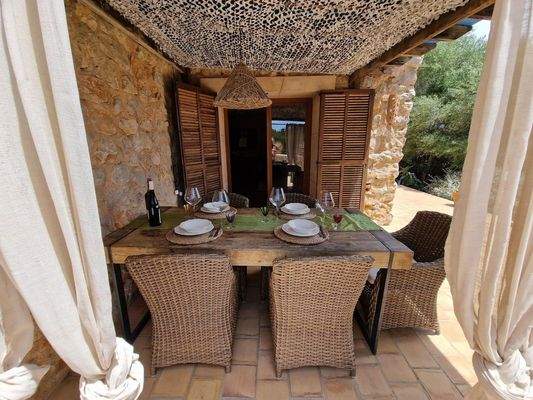 überdachte Terrasse