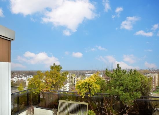 Ausblick von der Dachterrasse