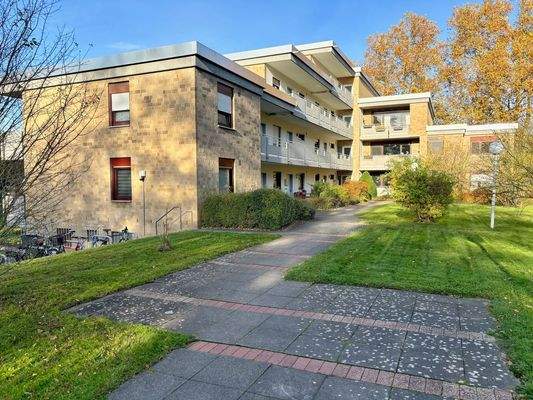 Die gepflegte Wohnanlage