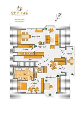 Grundriss Dach-/Obergeschoss