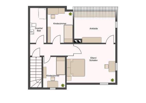 Grundriss Obergeschoss