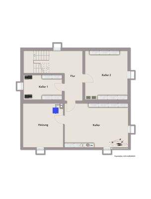 Grundriss Keller