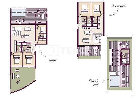 Homes in Elviria, Marbella with Solariums and Rooftop Pools