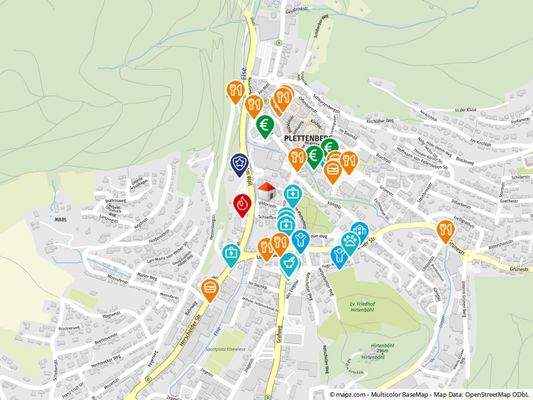 Geolyzer Kartenausschnitt