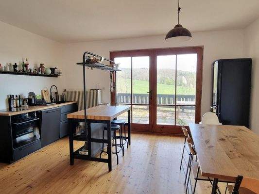 Essbereich mit Küche