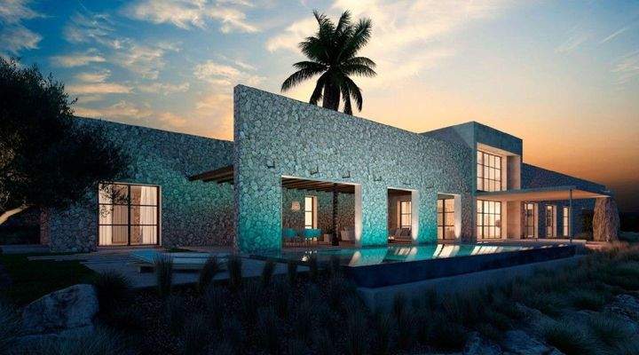 Exklusive neu gebaute rustikale Finca im Zentrum von Mallorca zu verkaufen