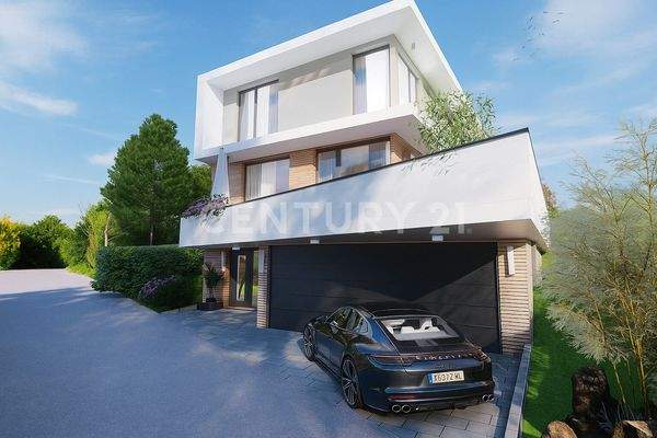 Visualisierung des Neubaus - Nordansicht