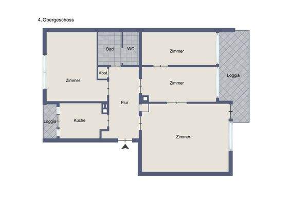 Grundriss-Illustration