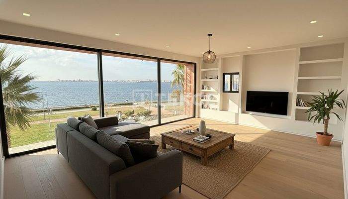 New Seafront Apartments with Spacious Spaces in İzmir