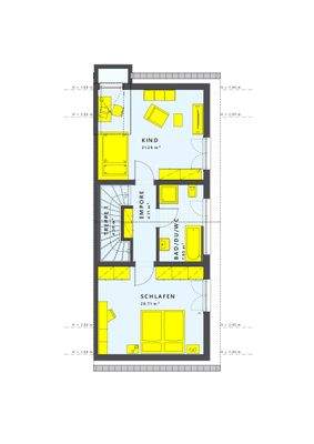 Grundriss Obergeschoss