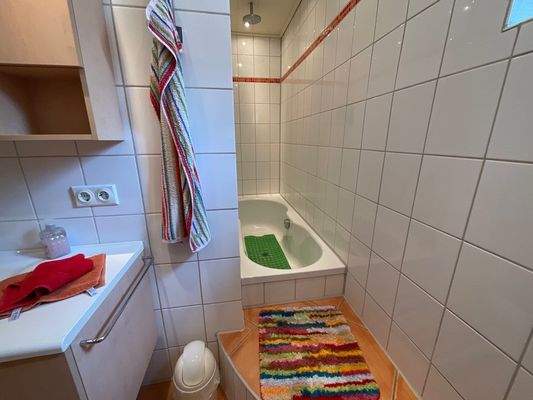 Bad im EG mit kleiner Dusche