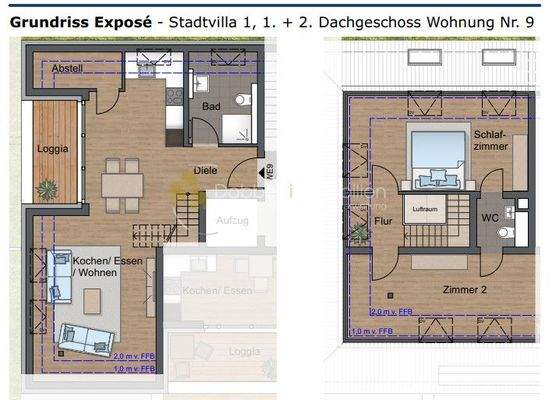 WE 9 Maisonette 1+2.DG