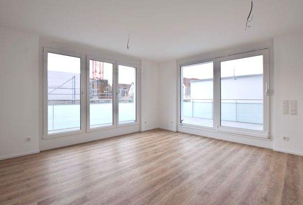 Große Fensterflächen