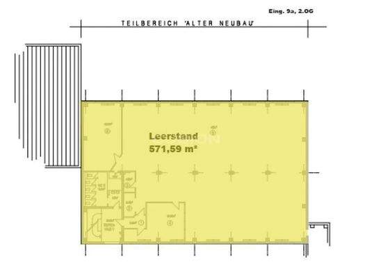 Eingang 9a - 2. Obergeschoss